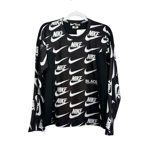 Nike Comme Des‎ Garcon Sweatshirt Rare Japan Release M Black White NWT